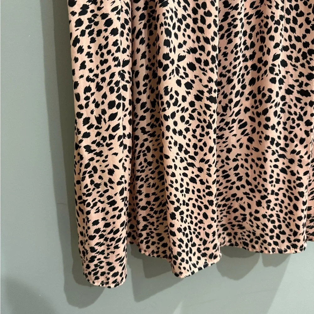 Leopard Print Pink Maxi Dress - Picture 2 of 7